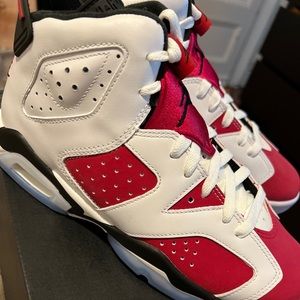 AIR JORDAN 6 RETRO OG 'CARMINE' 2021 - size: 6.5